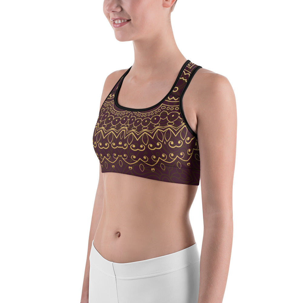 Henna Tattoo Sports bra – Cali Yoga