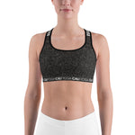 Cali Yoga Heather Gray  Sports bra